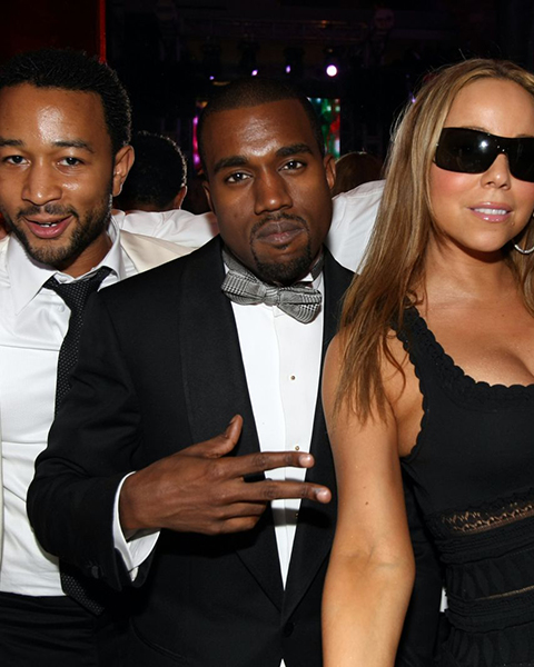 John Legend, Kanye West, Mariah Carey